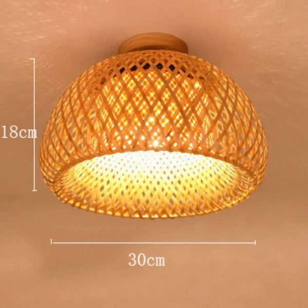 rattan lamp shade