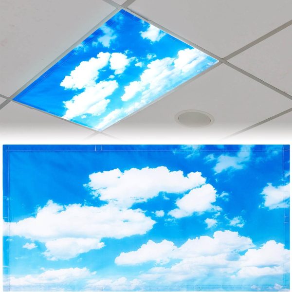 Magnetic Fluorescent Light Covers for Ceiling Lights